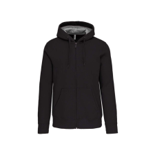 KARIBAN KA444 FULL ZIP HOODED SWEATSHIRT L munkaruha