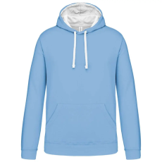 KARIBAN KA446 MEN'S CONTRAST HOODED SWEATSHIRT 4XL