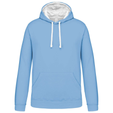 KARIBAN KA446 MEN&#039;S CONTRAST HOODED SWEATSHIRT L munkaruha