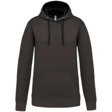 KARIBAN KA446 MEN'S CONTRAST HOODED SWEATSHIRT S munkaruha