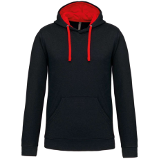 KARIBAN KA446 MEN'S CONTRAST HOODED SWEATSHIRT XS