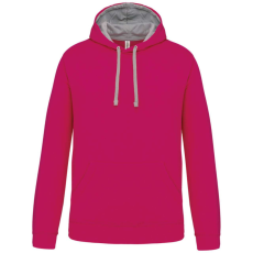 KARIBAN KA446 MEN'S CONTRAST HOODED SWEATSHIRT XS