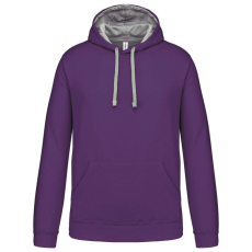 KARIBAN KA446 MEN'S CONTRAST HOODED SWEATSHIRT XS