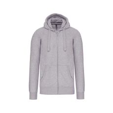 KARIBAN KA454 MEN'S FULL ZIP HOODED SWEATSHIRT L