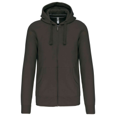 KARIBAN KA454 MEN&- 039;S FULL ZIP HOODED SWEATSHIRT 2XL