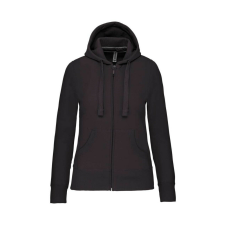 KARIBAN KA464 LADIES&- 039; FULL ZIP HOODED SWEATSHIRT M női pulóver, kardigán
