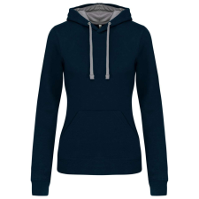 KARIBAN KA465 LADIES’ CONTRAST HOODED SWEATSHIRT 2XL munkaruha