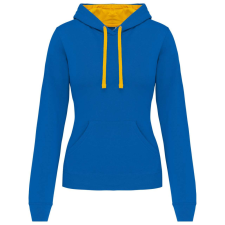 KARIBAN KA465 LADIES’ CONTRAST HOODED SWEATSHIRT 2XL munkaruha