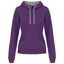 KARIBAN KA465 LADIES’ CONTRAST HOODED SWEATSHIRT 2XL munkaruha