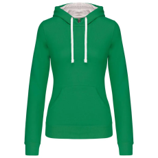 KARIBAN KA465 LADIES’ CONTRAST HOODED SWEATSHIRT 2XL