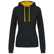 KARIBAN KA465 LADIES’ CONTRAST HOODED SWEATSHIRT M