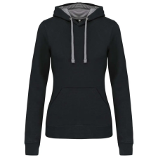 KARIBAN KA465 LADIES’ CONTRAST HOODED SWEATSHIRT S munkaruha