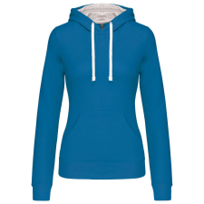 KARIBAN KA465 LADIES’ CONTRAST HOODED SWEATSHIRT XL munkaruha