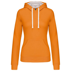 KARIBAN KA465 LADIES’ CONTRAST HOODED SWEATSHIRT XL