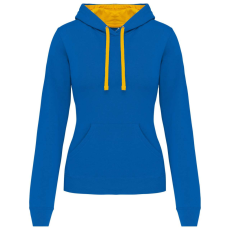 KARIBAN KA465 LADIES’ CONTRAST HOODED SWEATSHIRT XS