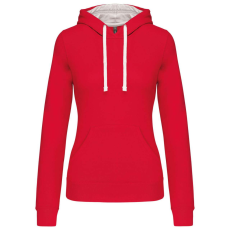 KARIBAN KA465 LADIES’ CONTRAST HOODED SWEATSHIRT XS