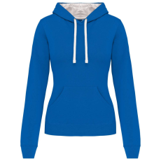 KARIBAN KA465 LADIES’ CONTRAST HOODED SWEATSHIRT XS