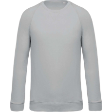 KARIBAN KA480 MEN&- 039;S ORGANIC COTTON CREW NECK RAGLAN SLEEVE SWEATSHIRT S