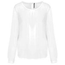 KARIBAN KA5003 LADIES&- 039; LONG-SLEEVED CREPE BLOUSE 38 blúz