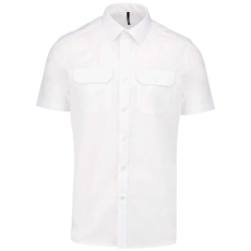 KARIBAN KA503 MEN'S SHORT-SLEEVED PILOT SHIRT 2XL