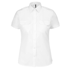 KARIBAN KA504 LADIES’ SHORT-SLEEVED PILOT SHIRT M munkaruha