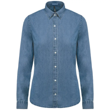 KARIBAN KA509 LADIES’ DENIM SHIRT 2XL munkaruha