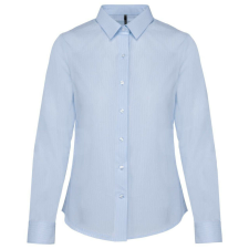 KARIBAN KA510 LADIES’ LONG-SLEEVED COTTON POPLIN SHIRT 2XL blúz