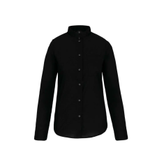 KARIBAN KA514 LADIES' LONG-SLEEVED MANDARIN COLLAR SHIRT XS munkaruha
