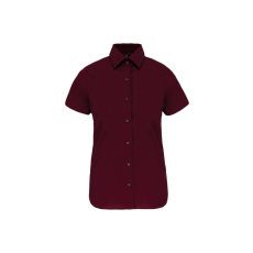 KARIBAN KA532 LADIES' SHORT-SLEEVED COTTON/ELASTANE SHIRT 2XL