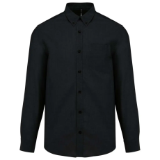 KARIBAN KA533 MEN'S LONG-SLEEVED OXFORD SHIRT S
