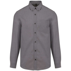 KARIBAN KA533 MEN'S LONG-SLEEVED OXFORD SHIRT S