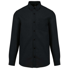 KARIBAN KA533 MEN&- 039;S LONG-SLEEVED OXFORD SHIRT 4XL férfi ing