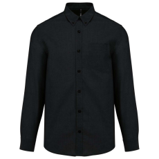 KARIBAN KA533 MEN&- 039;S LONG-SLEEVED OXFORD SHIRT 6XL