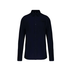 KARIBAN KA541 MEN'S LONG-SLEEVED COTTON POPLIN SHIRT L