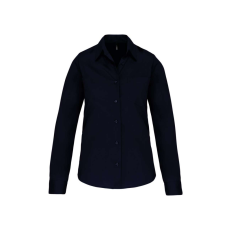 KARIBAN KA542 LADIES' LONG-SLEEVED COTTON POPLIN SHIRT M
