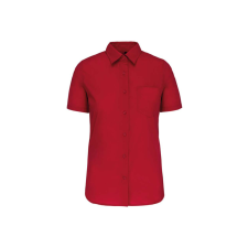 KARIBAN KA544 LADIES' SHORT-SLEEVED COTTON POPLIN SHIRT S munkaruha
