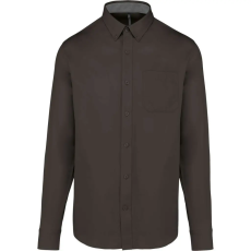 KARIBAN KA586 MEN'S NEVADA LONG-SLEEVE COTTON SHIRT M
