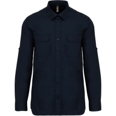 KARIBAN KA590 MEN'S LONG-SLEEVED SAFARI SHIRT 2XL