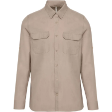 KARIBAN KA590 MEN'S LONG-SLEEVED SAFARI SHIRT L munkaruha