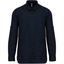 KARIBAN KA590 MEN'S LONG-SLEEVED SAFARI SHIRT M munkaruha