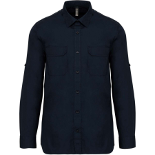 KARIBAN KA590 MEN'S LONG-SLEEVED SAFARI SHIRT XL munkaruha