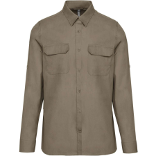 KARIBAN KA590 MEN&#039;S LONG-SLEEVED SAFARI SHIRT XL munkaruha