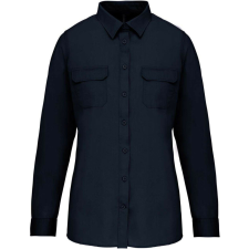 KARIBAN KA591 LADIES&- 039; LONG-SLEEVED SAFARI SHIRT XL blúz