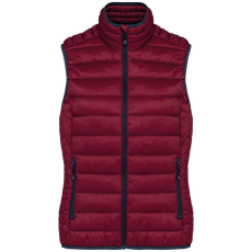 KARIBAN KA6114 LADIES&- 039; LIGHTWEIGHT SLEEVELESS FAKE DOWN JACKET 2XL