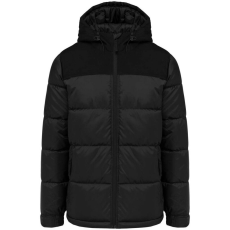 KARIBAN KA6163 UNISEX BI-TONE PADDED JACKET WITH HOOD M