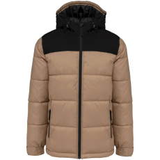 KARIBAN KA6163 UNISEX BI-TONE PADDED JACKET WITH HOOD S