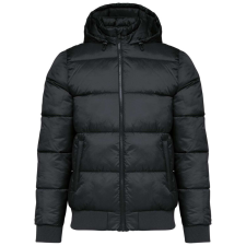 KARIBAN KA6166 UNISEX RECYCLED RIPSTOP JACKET WITH HOOD L férfi kabát, dzseki