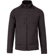 KARIBAN KA9106 MEN'S FULL ZIP HEATHER JACKET 2XL