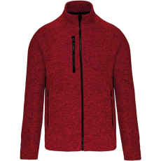 KARIBAN KA9106 MEN&- 039;S FULL ZIP HEATHER JACKET M