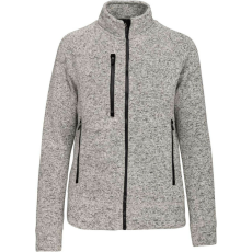 KARIBAN KA9107 LADIES&- 039; FULL ZIP HEATHER JACKET 3XL